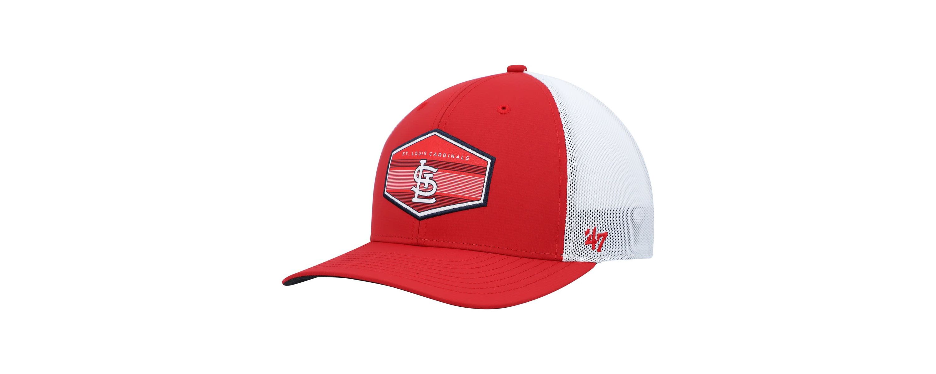 MLB Red/White St. Louis Cardinals Burgess Trucker Snapback Hat
