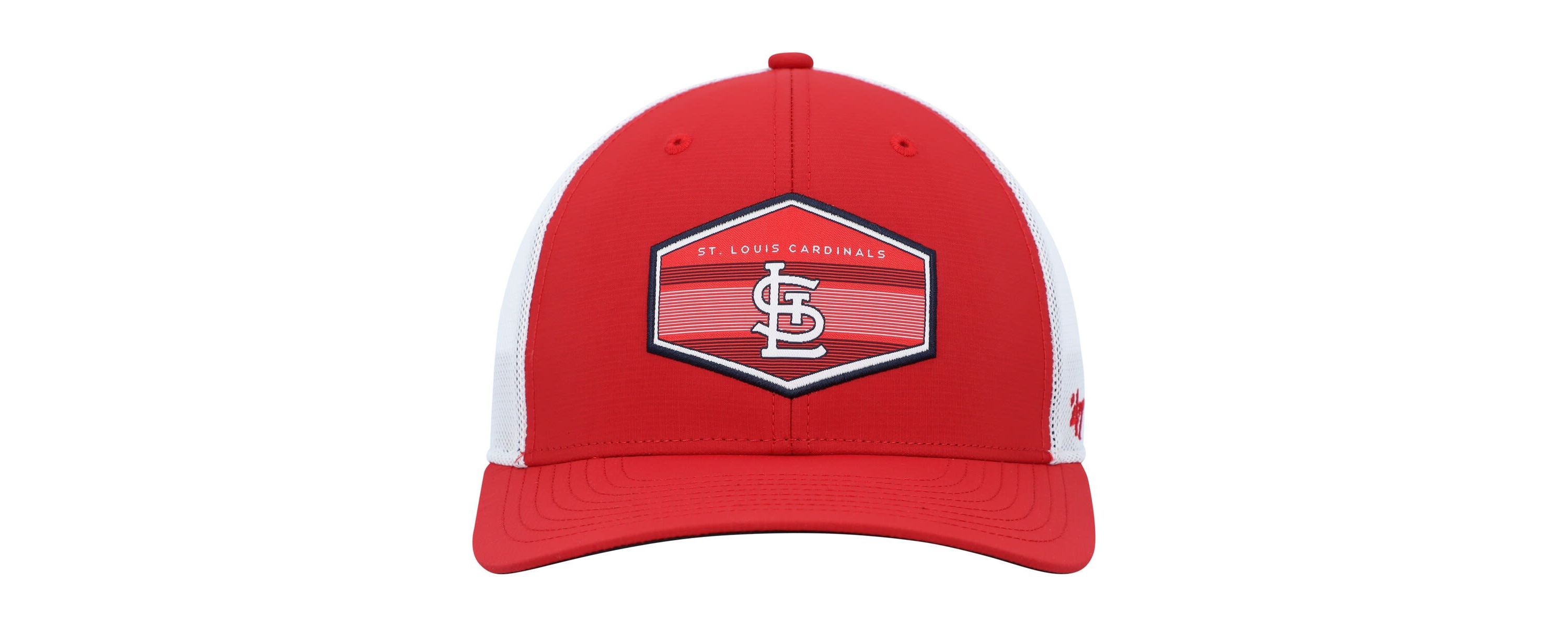 MLB Red/White St. Louis Cardinals Burgess Trucker Snapback Hat