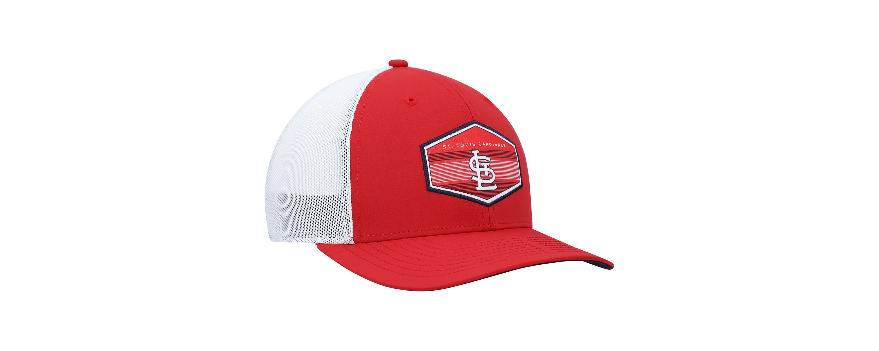MLB Red/White St. Louis Cardinals Burgess Trucker Snapback Hat