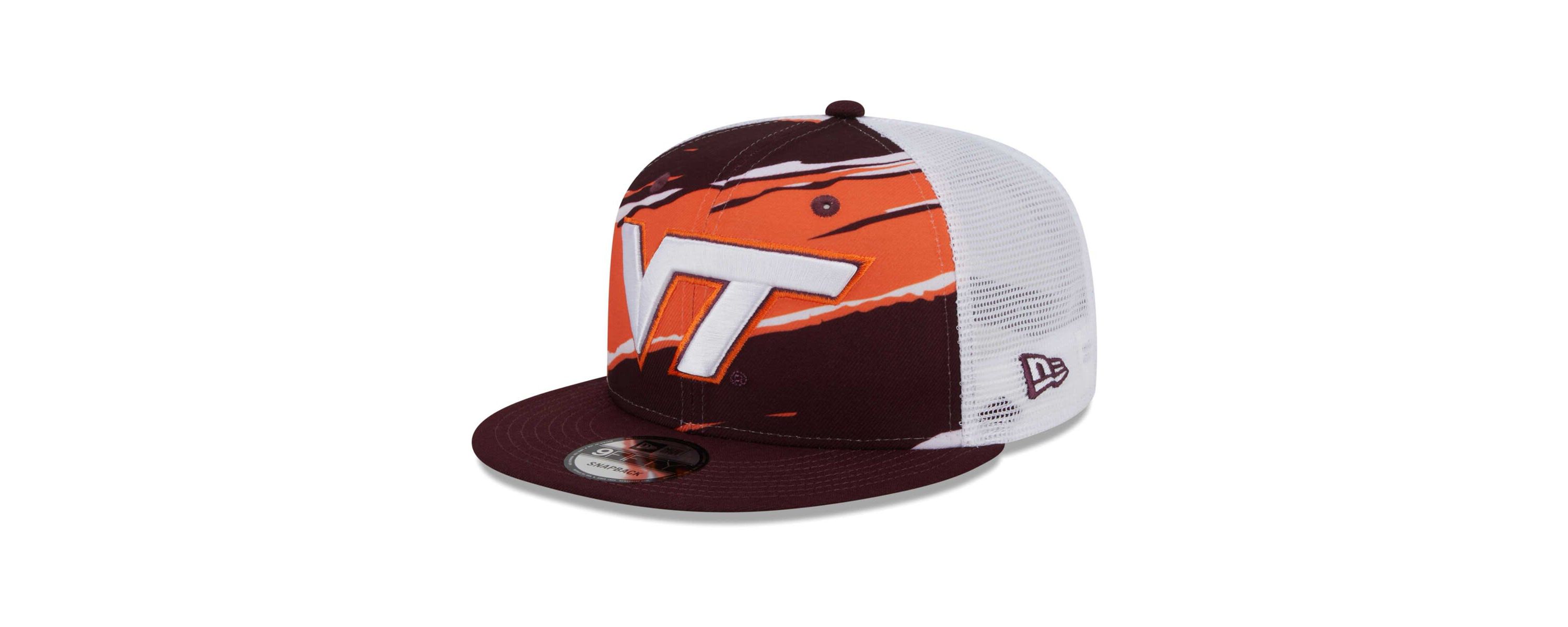 NCAA Virginia Tech Hokies Tear Trucker 9FIFTY Snapback Hat