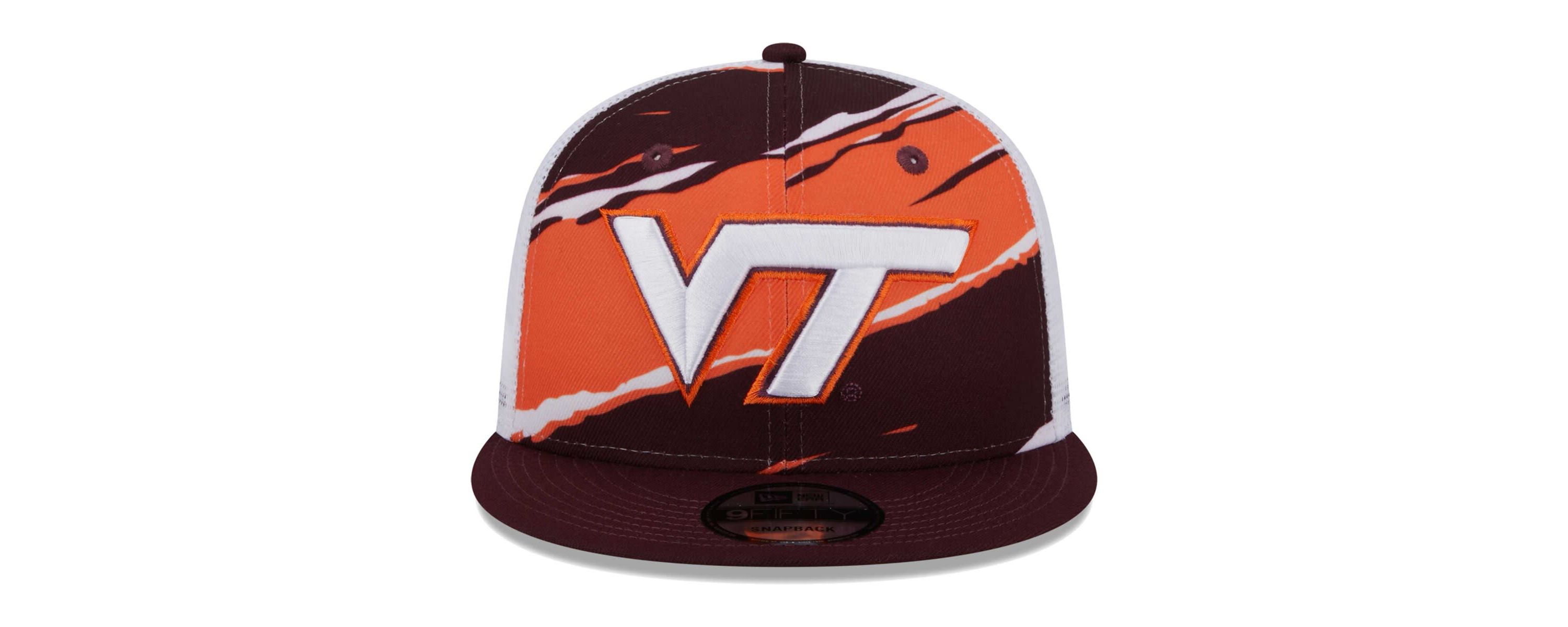 NCAA Virginia Tech Hokies Tear Trucker 9FIFTY Snapback Hat