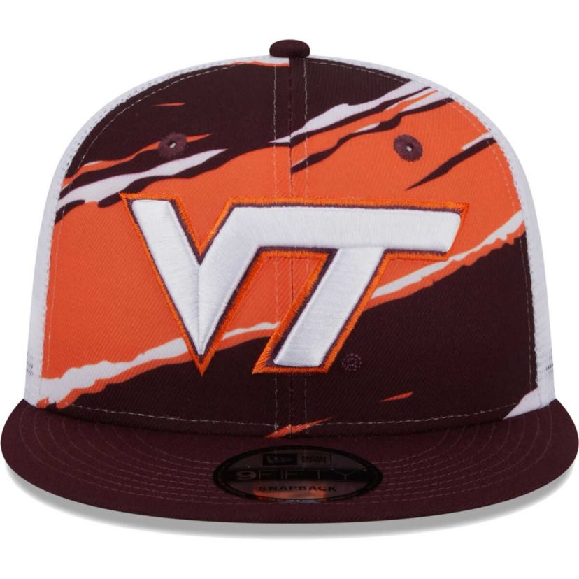 NCAA Virginia Tech Hokies Tear Trucker 9FIFTY Snapback Hat