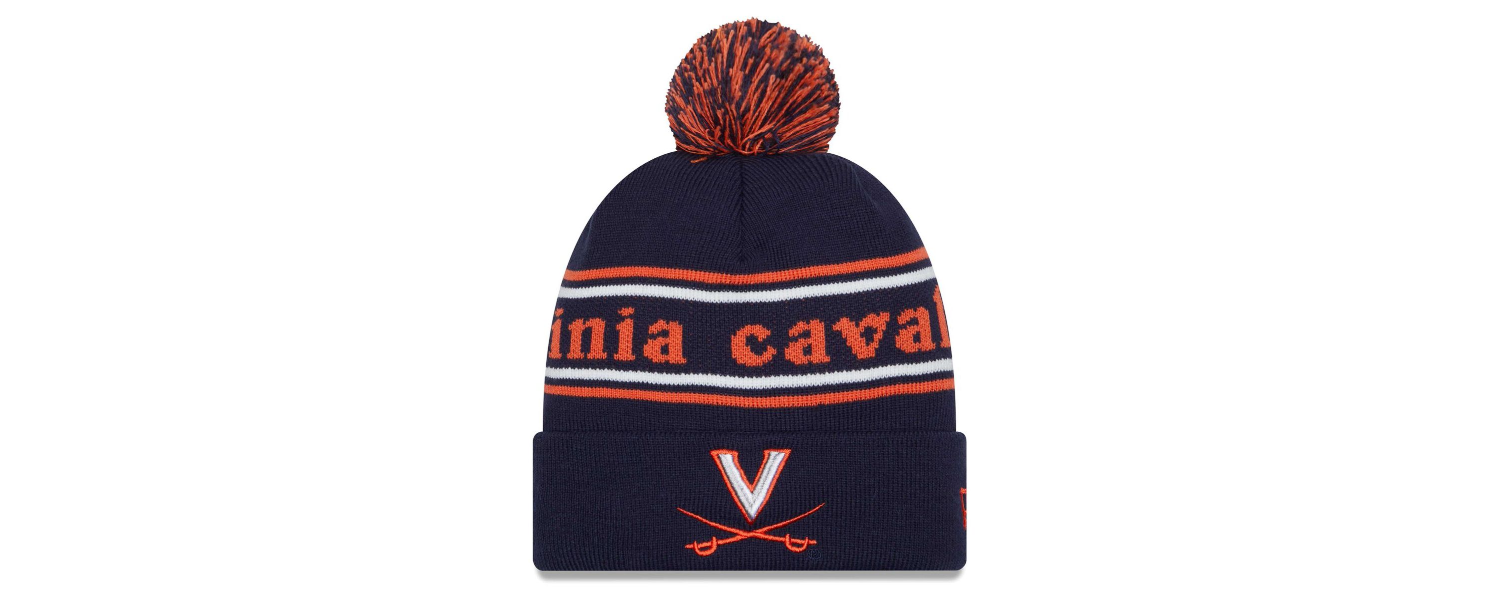 NCAA Virginia Cavaliers Marquee Cuffed Knit Hat with Pom