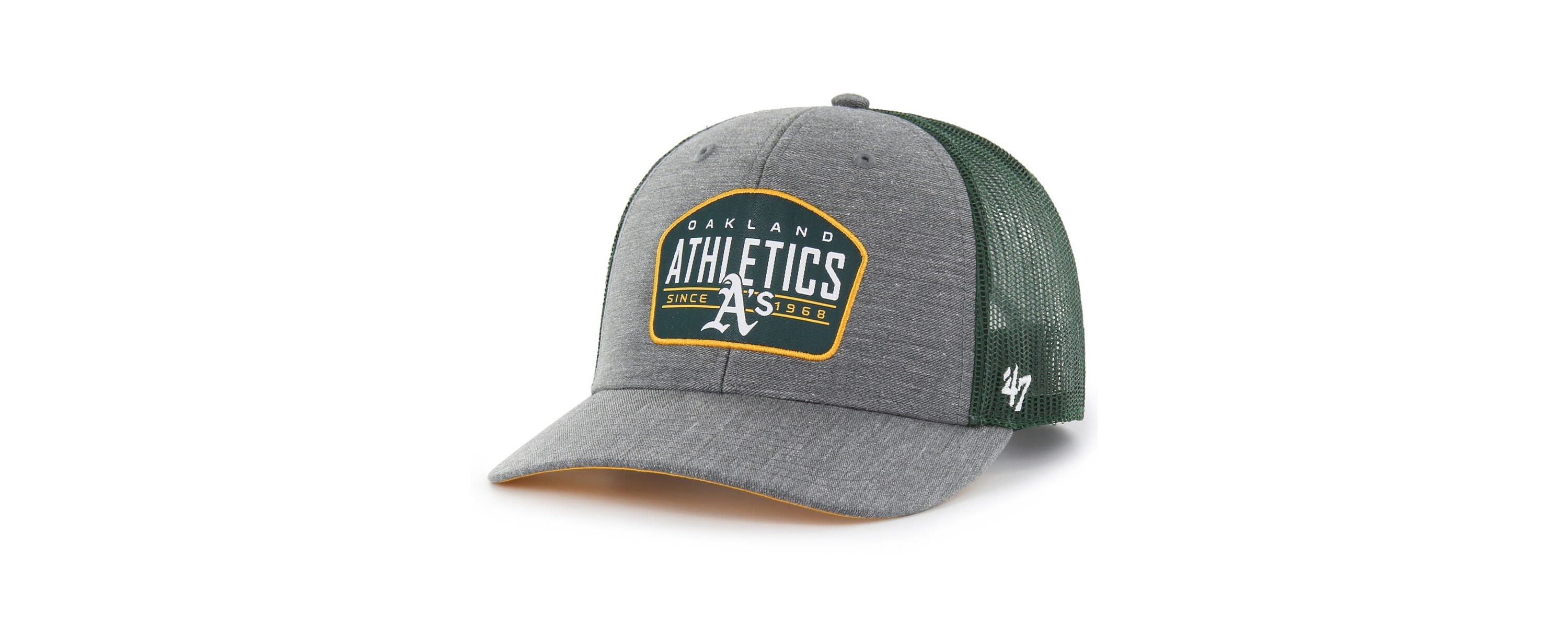 Cooperstown Teams Oakland Athletics Slate Trucker Snapback Hat