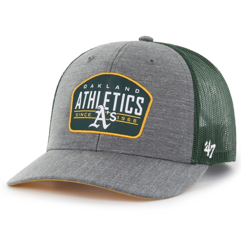 Cooperstown Teams Oakland Athletics Slate Trucker Snapback Hat