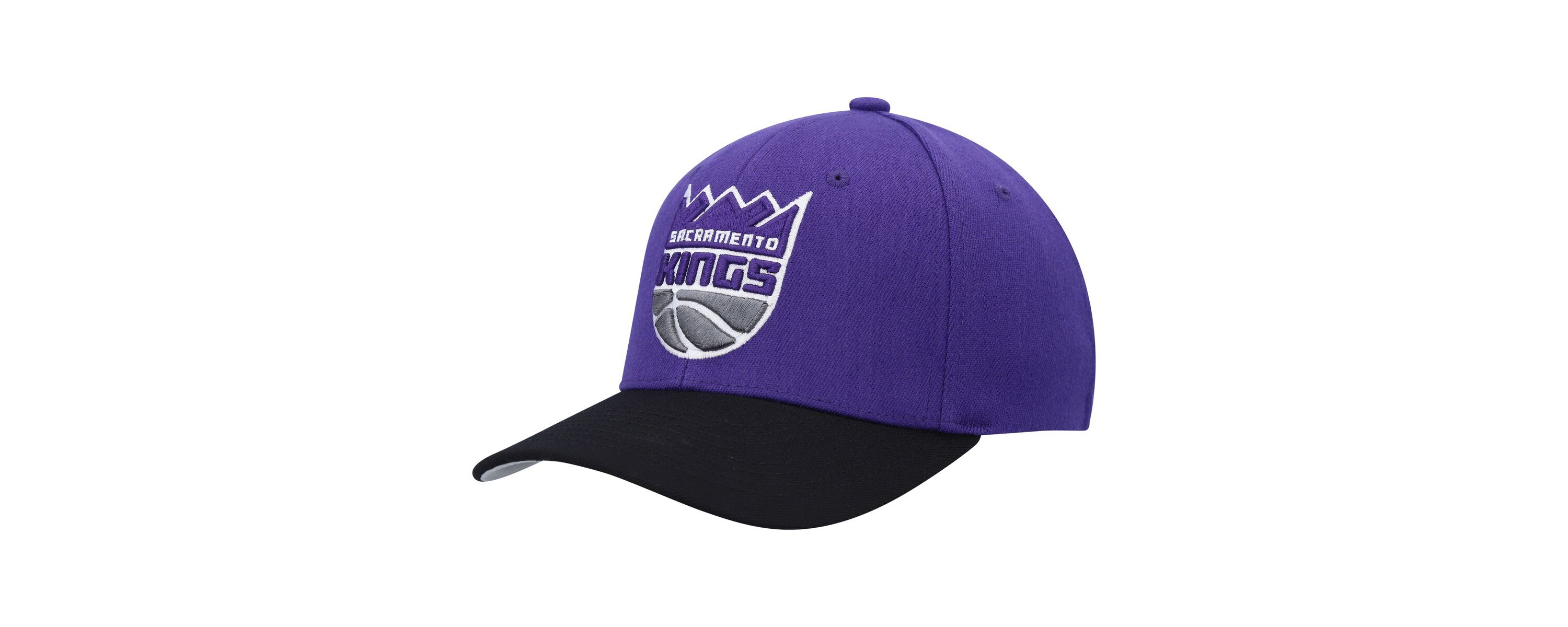 NBA Purple/Black Sacramento Kings MVP Team Two-Tone 2.0 Stretch-Snapback Hat