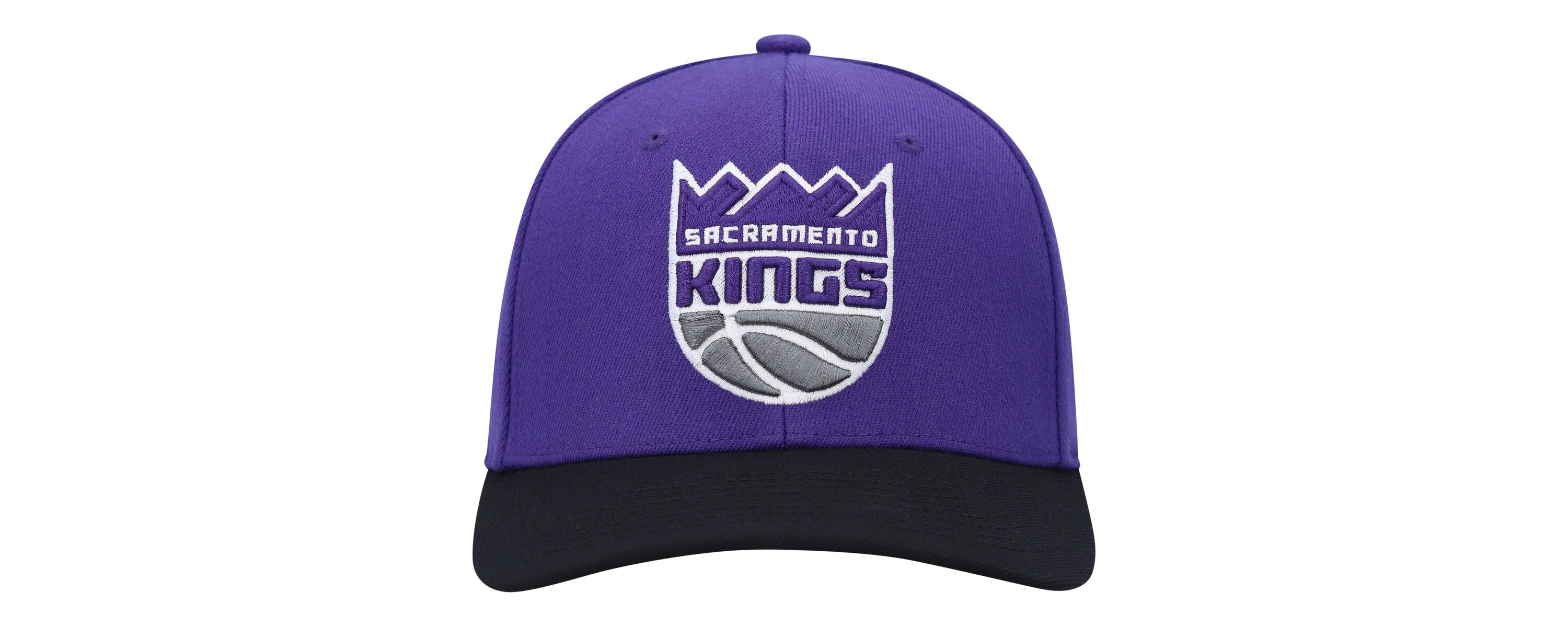 NBA Purple/Black Sacramento Kings MVP Team Two-Tone 2.0 Stretch-Snapback Hat