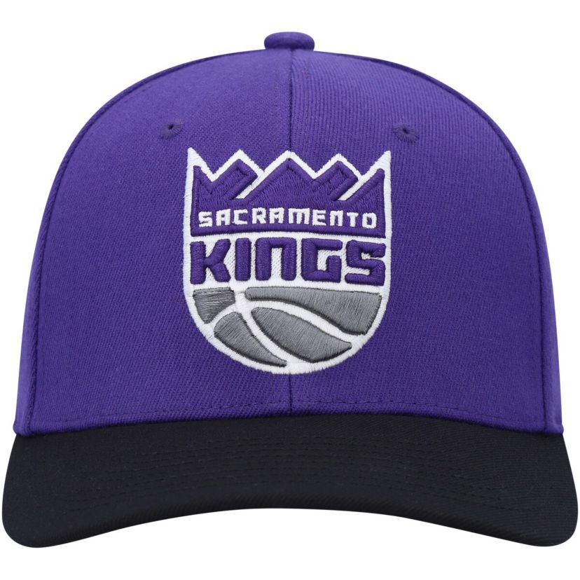 NBA Purple/Black Sacramento Kings MVP Team Two-Tone 2.0 Stretch-Snapback Hat