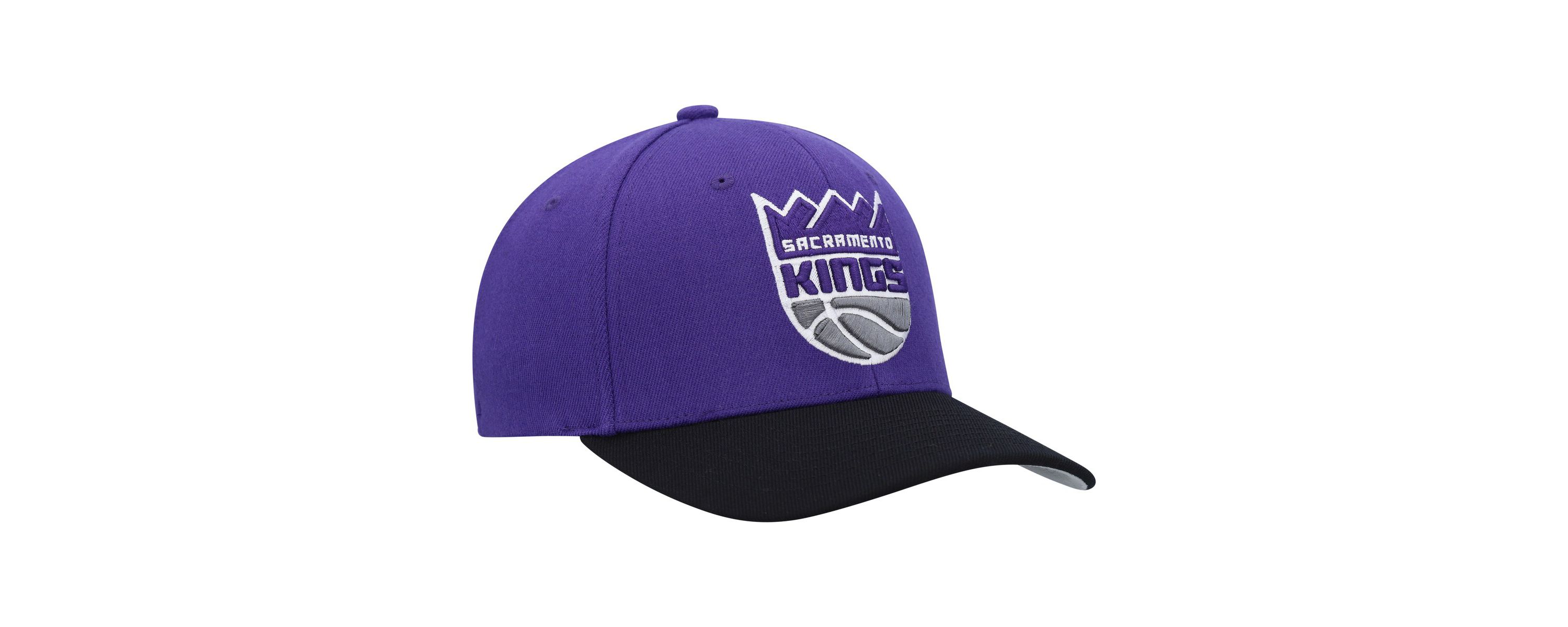 NBA Purple/Black Sacramento Kings MVP Team Two-Tone 2.0 Stretch-Snapback Hat