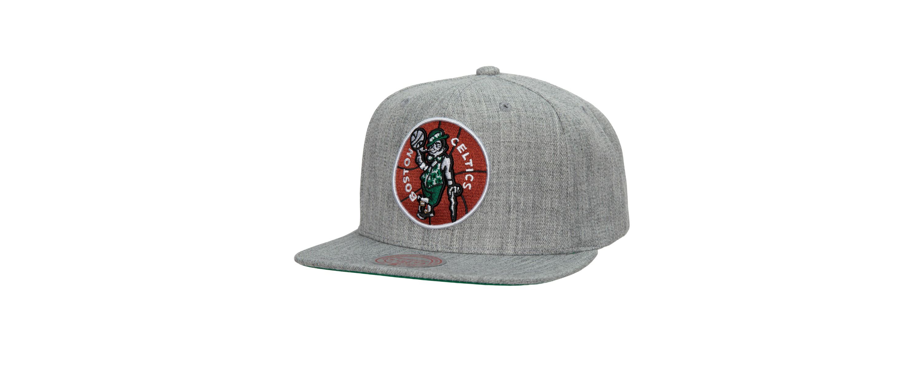 NBA Heather Boston Celtics Hardwood Classics 2.0 Snapback Hat