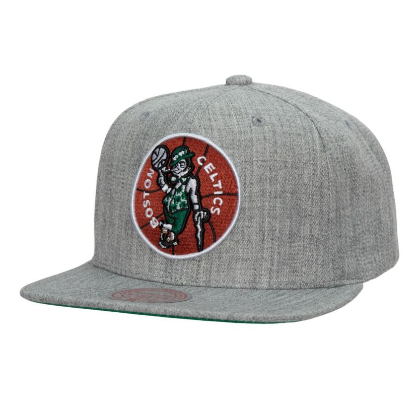 NBA Heather Boston Celtics Hardwood Classics 2.0 Snapback Hat