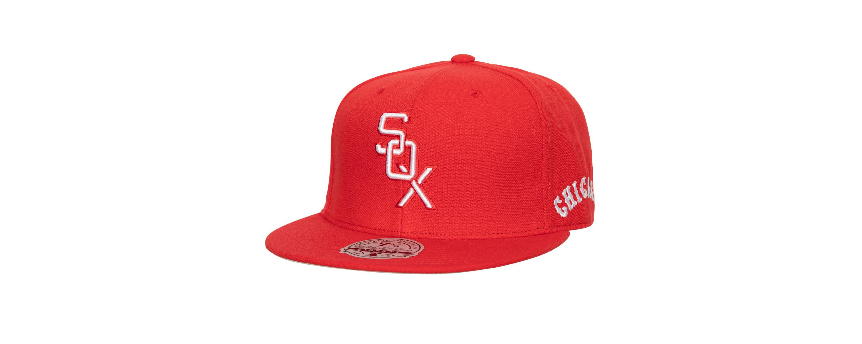 Chicago White Sox MLB Red/ Chicago Sox Bases Loaded Fitted Hat