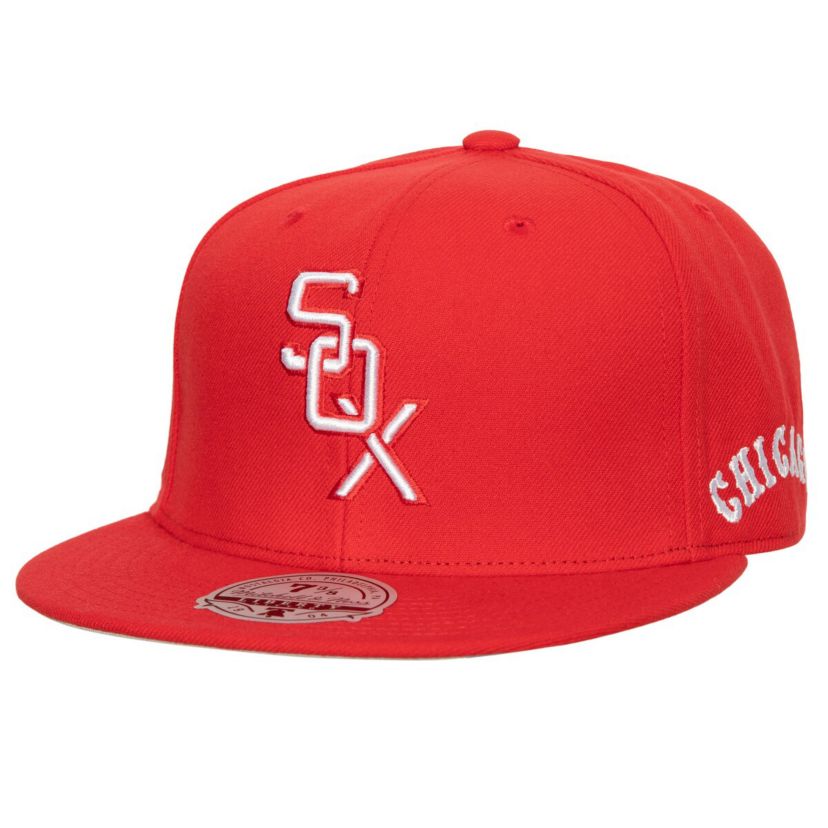 Chicago White Sox MLB Red/ Chicago Sox Bases Loaded Fitted Hat