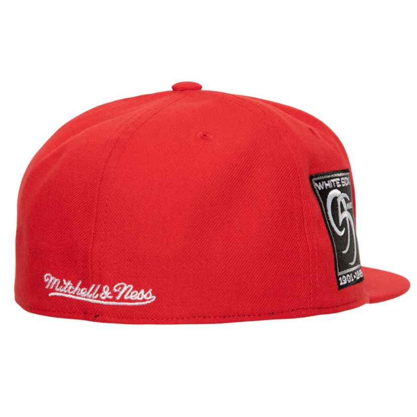 Chicago White Sox MLB Red/ Chicago Sox Bases Loaded Fitted Hat