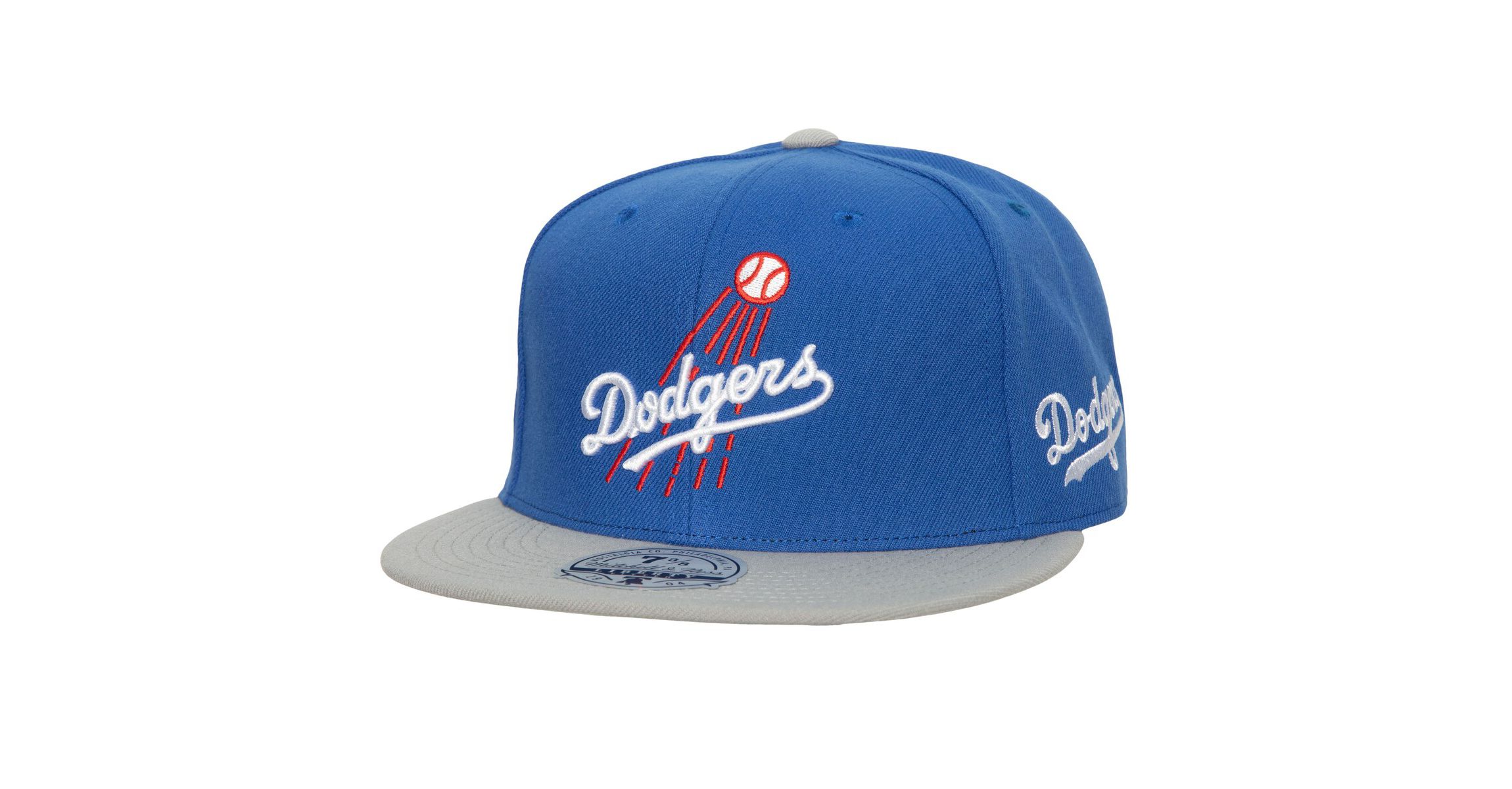 MLB Royal/Gray Los Angeles Dodgers Bases Loaded Fitted Hat