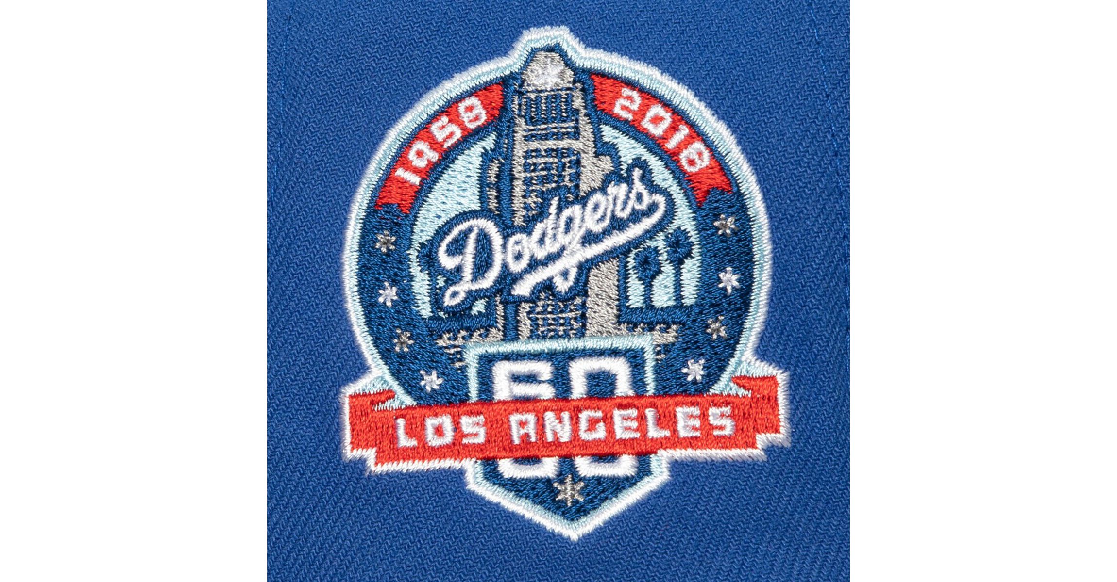 MLB Royal/Gray Los Angeles Dodgers Bases Loaded Fitted Hat