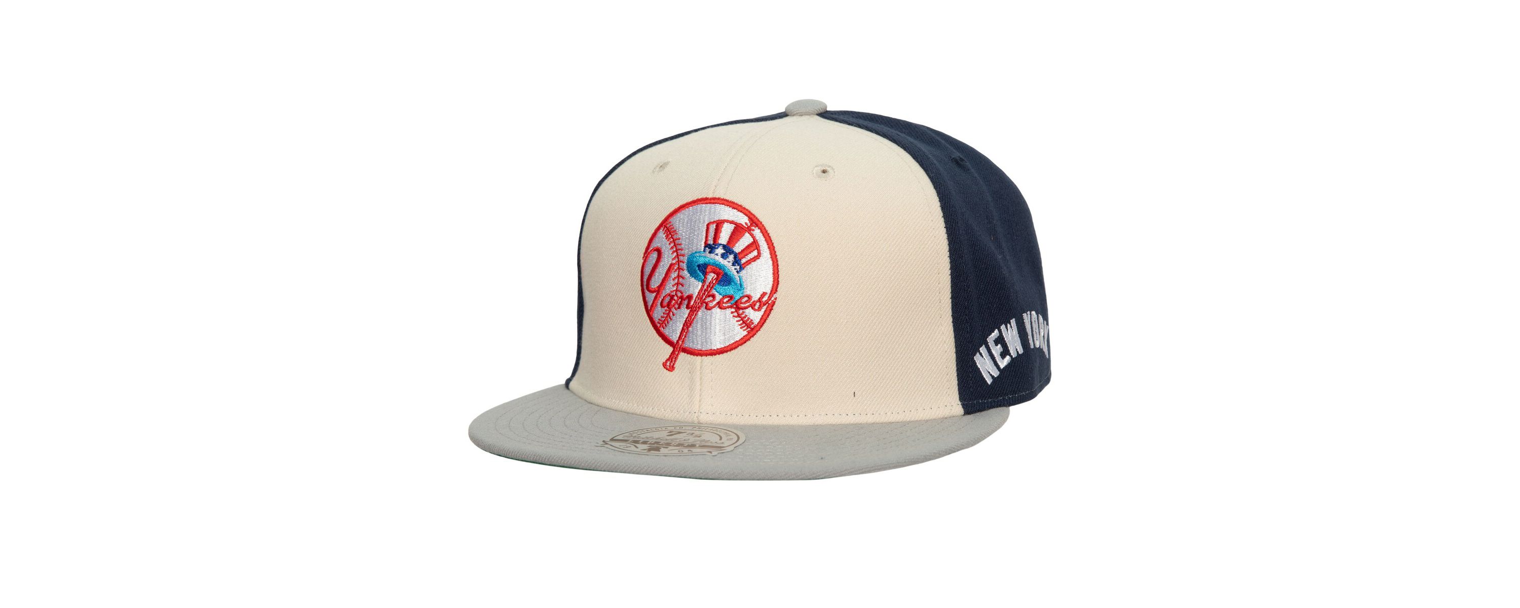 MLB Cream/Gray New York Yankees Yankee Stadium 50th Anniversary Fitted Hat