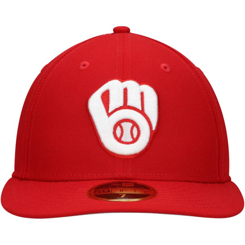 MLB Milwaukee Brewers Low 59FIFTY Fitted Hat