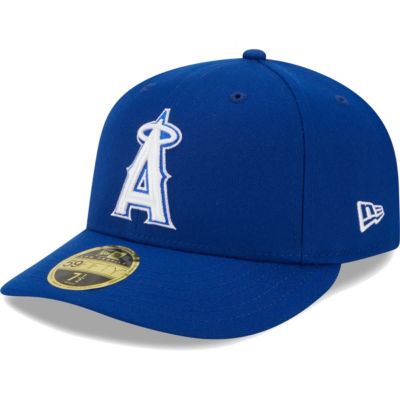 New Era Men's MLB Los Angeles Angels Logo Low 59FIFTY Fitted Hat, 7 3/8