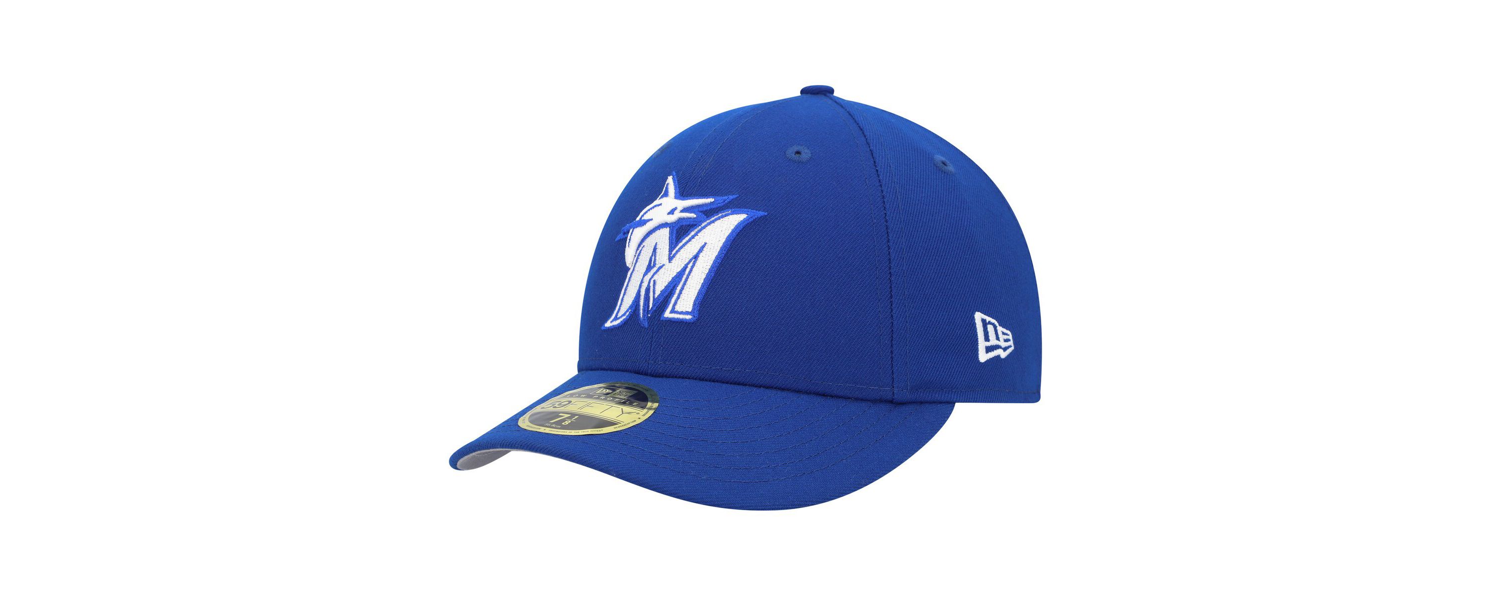 MLB Miami Marlins Logo Low 59FIFTY Fitted Hat