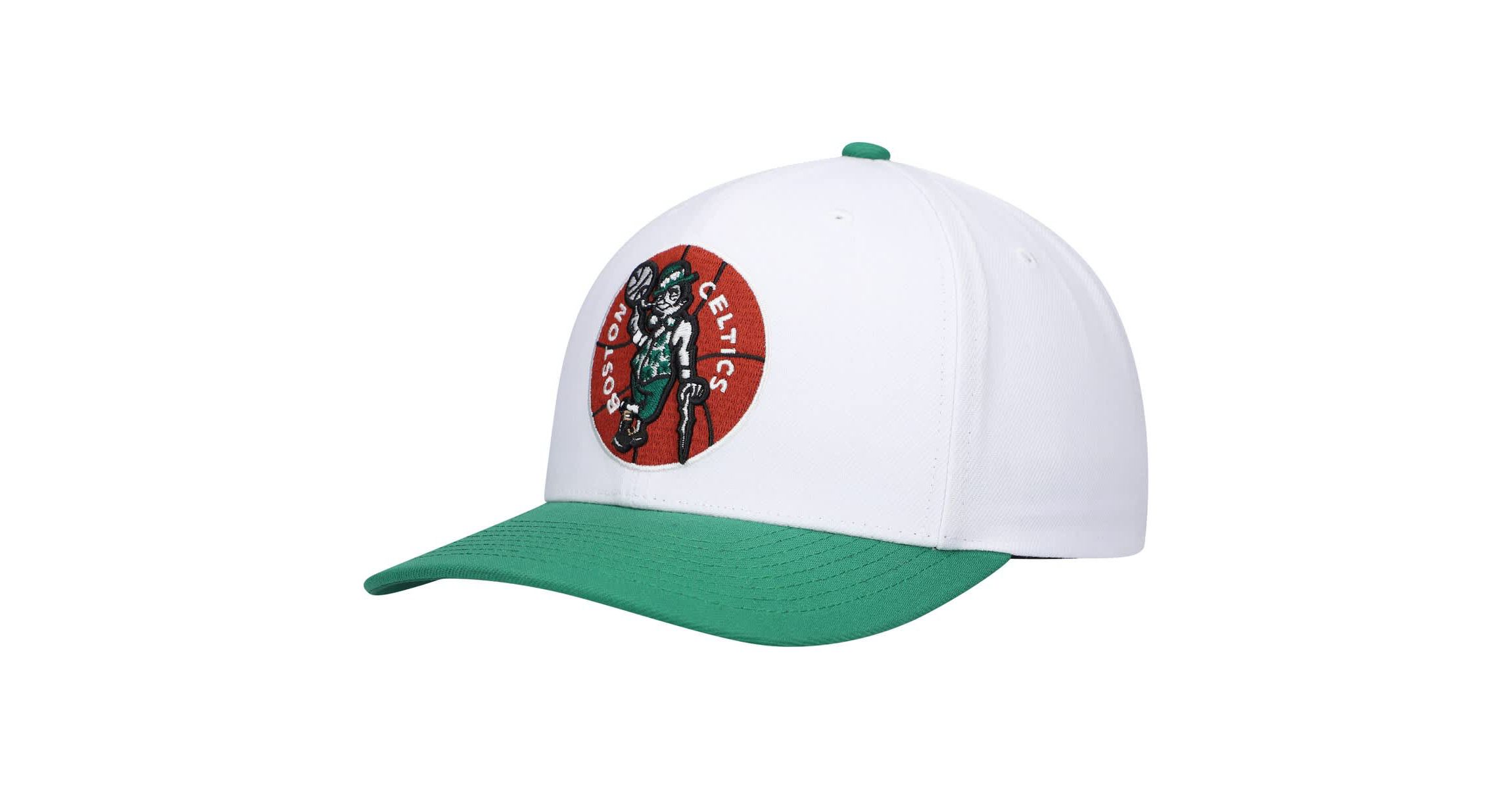 NBA White/Green Boston Celtics Hardwood Classics Core 2-Tone 2.0 Pro Snapback Hat