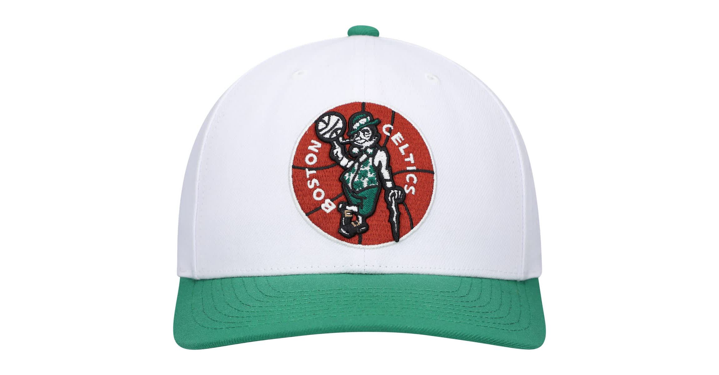 NBA White/Green Boston Celtics Hardwood Classics Core 2-Tone 2.0 Pro Snapback Hat