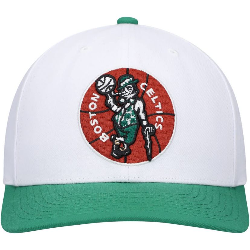 NBA White/Green Boston Celtics Hardwood Classics Core 2-Tone 2.0 Pro Snapback Hat