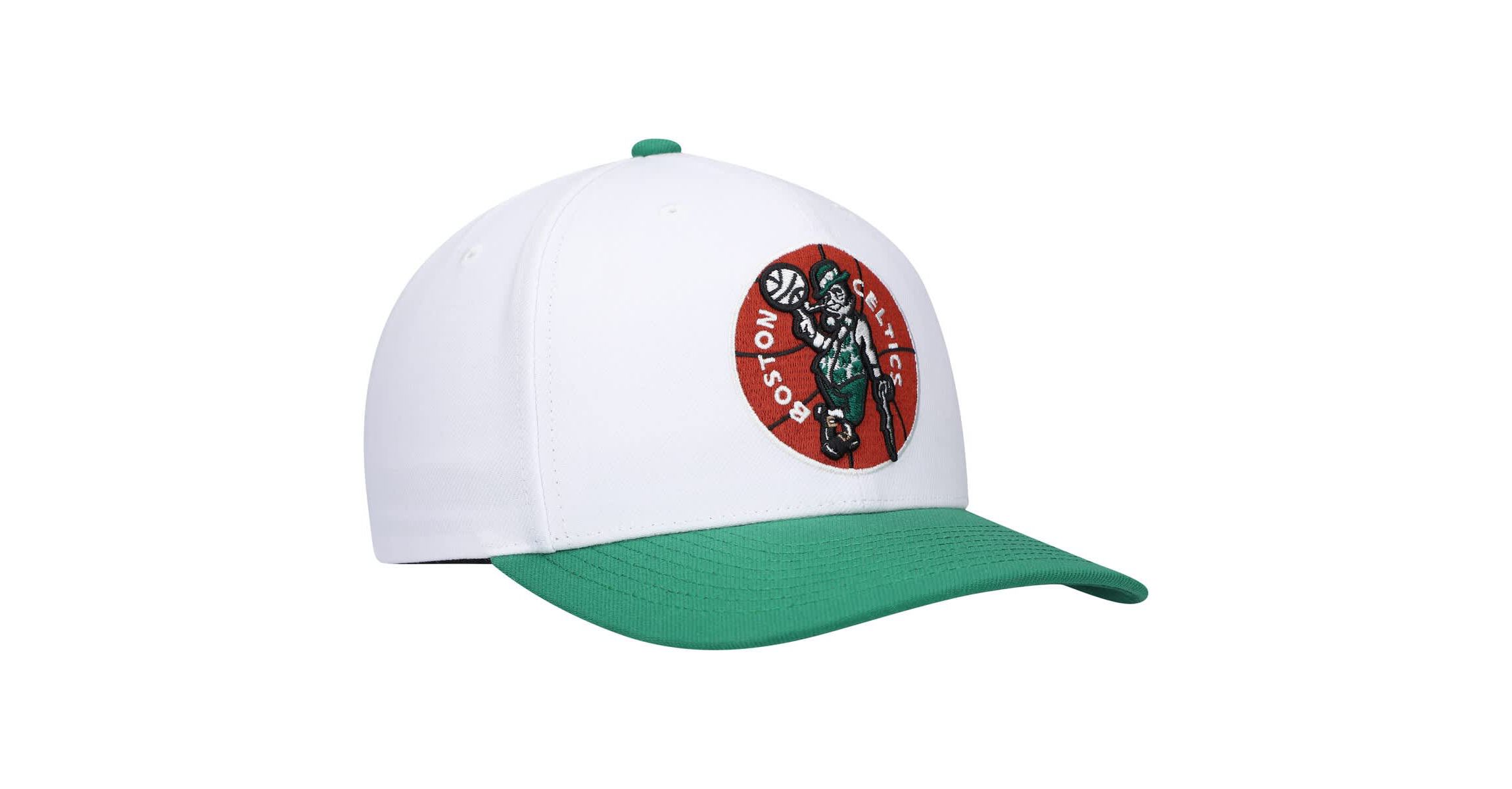 NBA White/Green Boston Celtics Hardwood Classics Core 2-Tone 2.0 Pro Snapback Hat