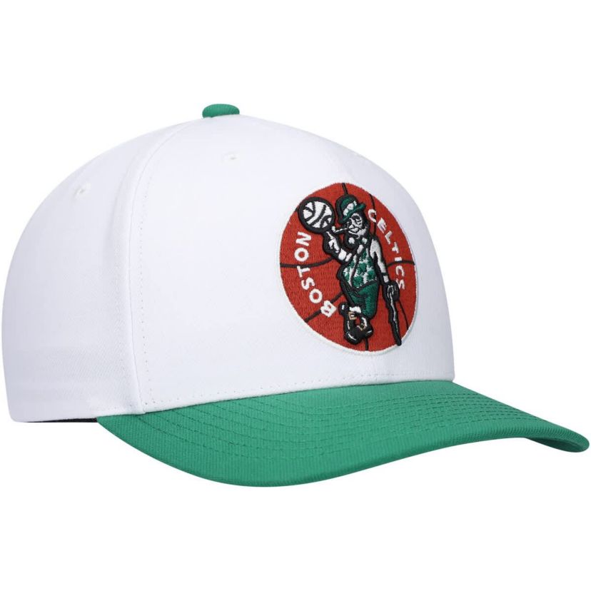 NBA White/Green Boston Celtics Hardwood Classics Core 2-Tone 2.0 Pro Snapback Hat