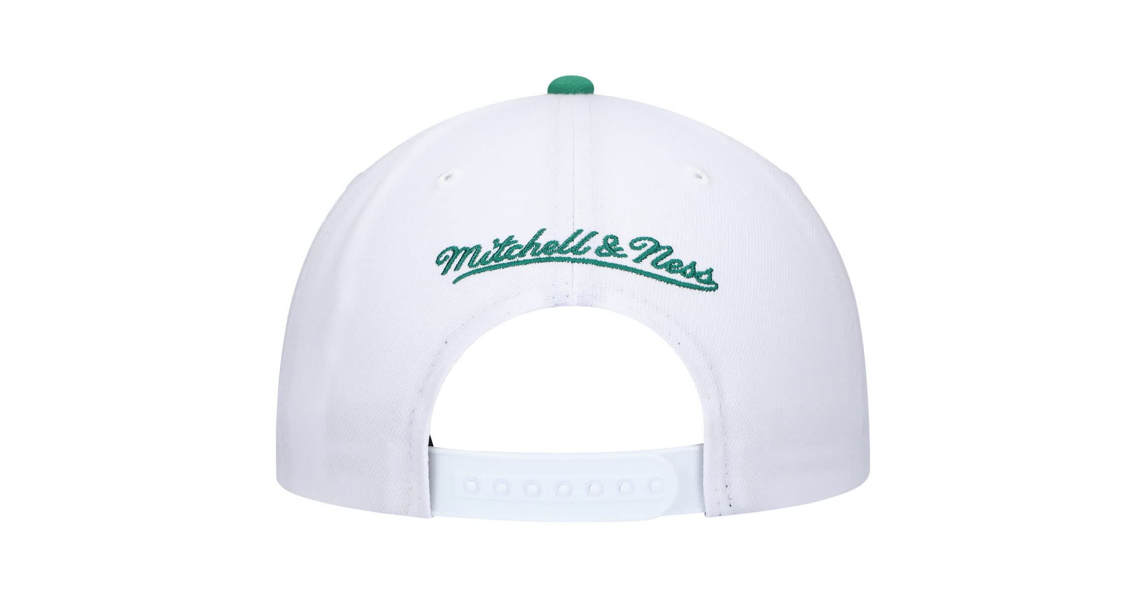 NBA White/Green Boston Celtics Hardwood Classics Core 2-Tone 2.0 Pro Snapback Hat