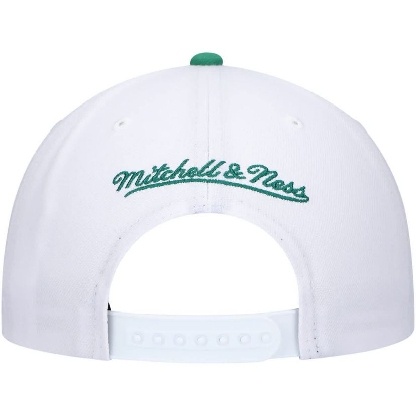 NBA White/Green Boston Celtics Hardwood Classics Core 2-Tone 2.0 Pro Snapback Hat