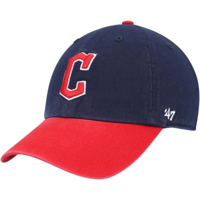 '47 Men's MLB Cleveland Guardians Clean Up Adjustable Hat, Navy Blue