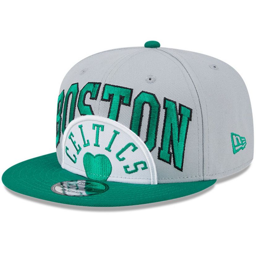 NBA Gray/Kelly Boston Celtics Tip-Off Two-Tone 9FIFTY Snapback Hat