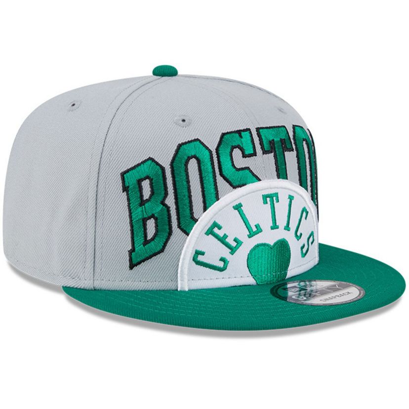 NBA Gray/Kelly Boston Celtics Tip-Off Two-Tone 9FIFTY Snapback Hat
