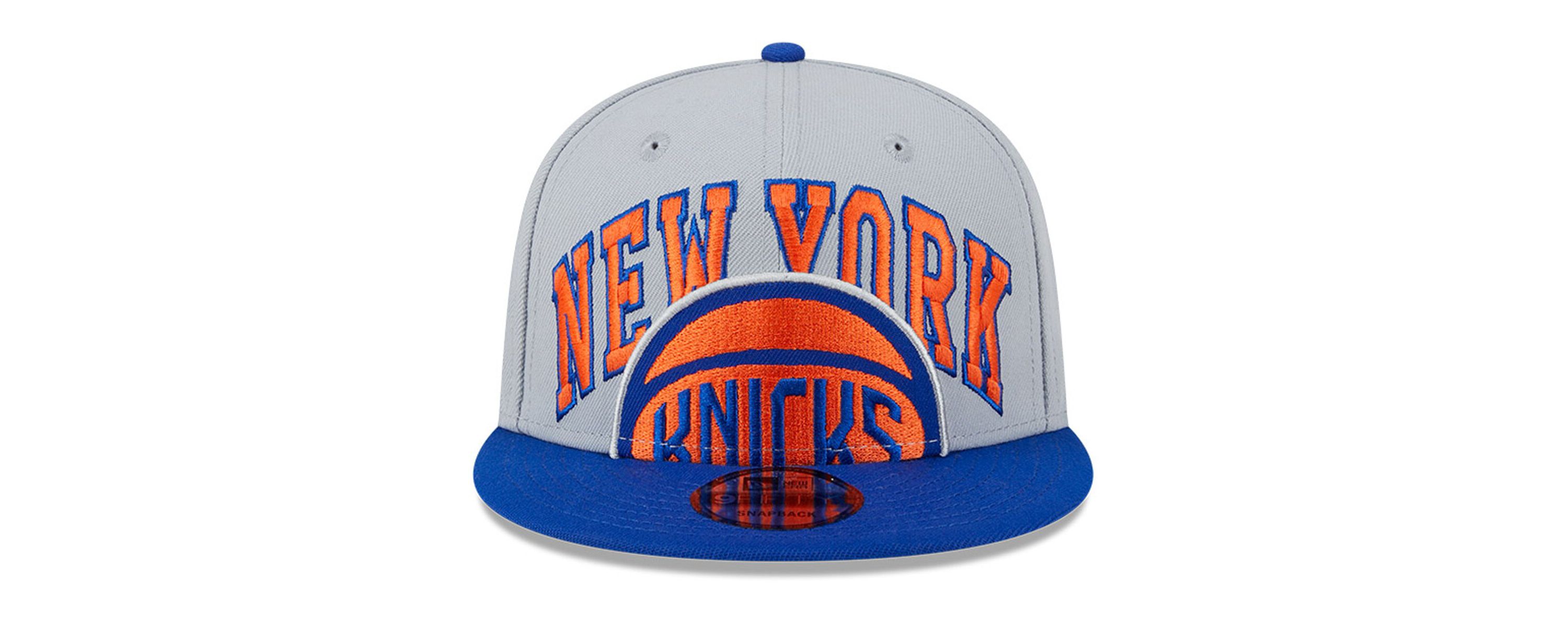 NBA Gray/Blue New York Knicks Tip-Off Two-Tone 9FIFTY Snapback Hat