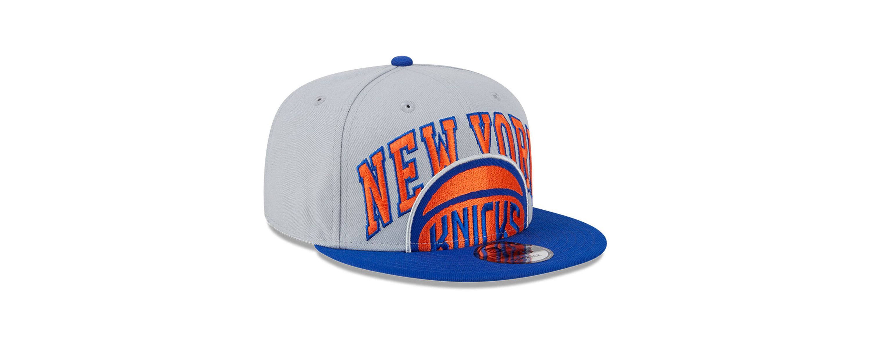 NBA Gray/Blue New York Knicks Tip-Off Two-Tone 9FIFTY Snapback Hat