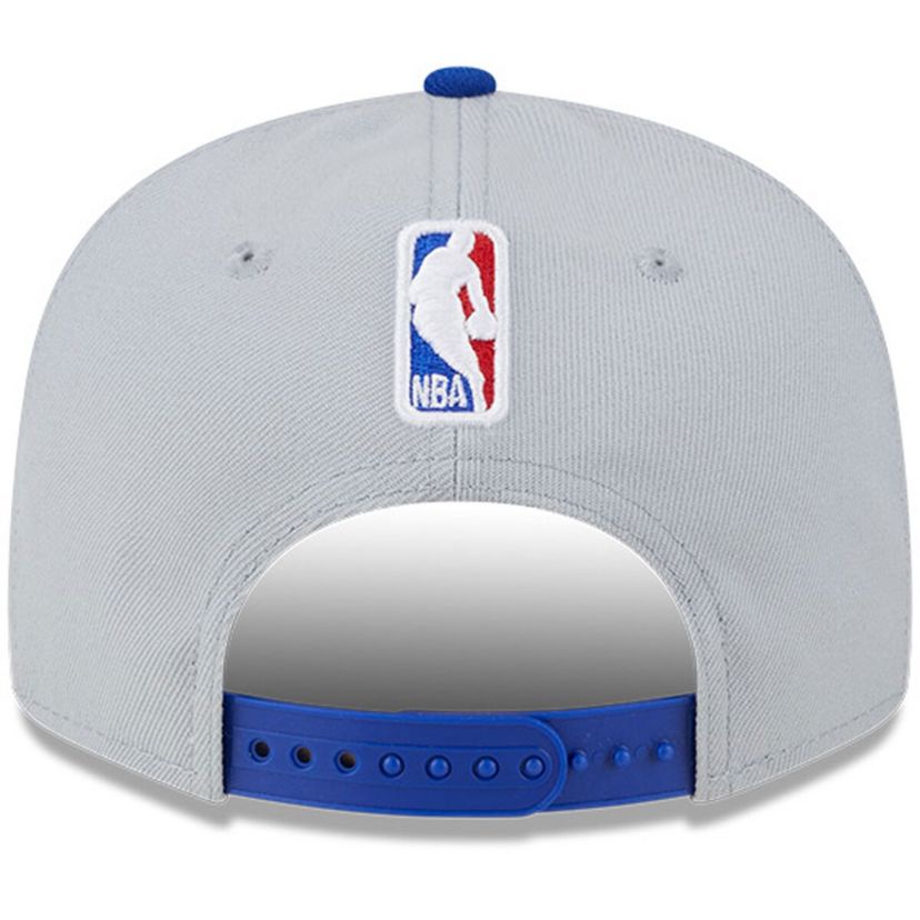 NBA Gray/Blue New York Knicks Tip-Off Two-Tone 9FIFTY Snapback Hat