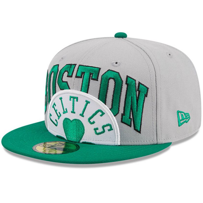 NBA Gray/Kelly Boston Celtics Tip-Off Two-Tone 59FIFTY Fitted Hat