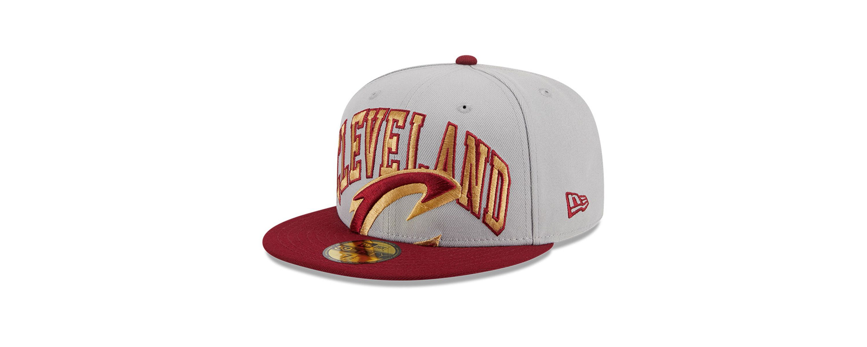 NBA Gray/Wine Cleveland Cavaliers Tip-Off Two-Tone 59FIFTY Fitted Hat