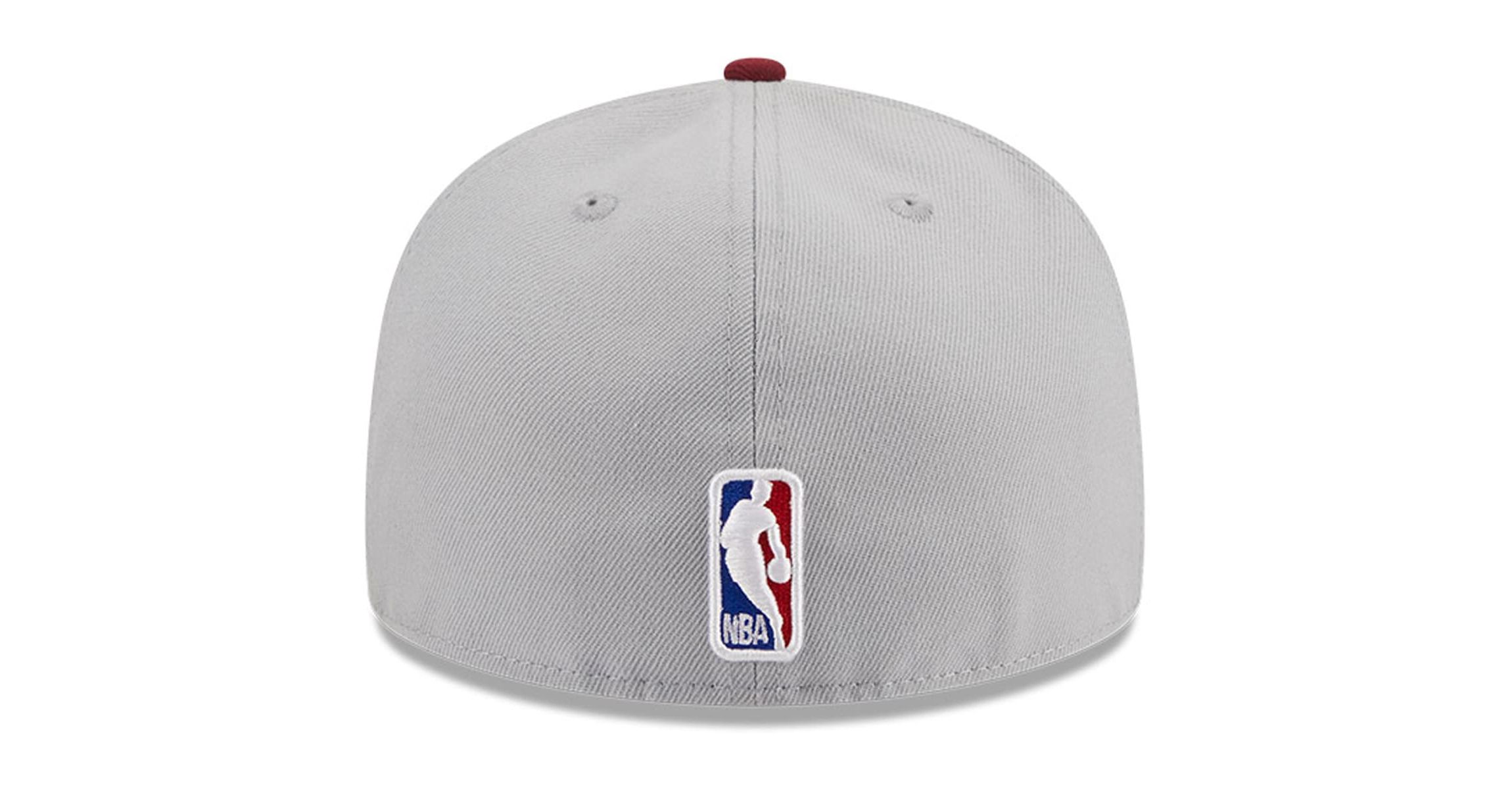 NBA Gray/Wine Cleveland Cavaliers Tip-Off Two-Tone 59FIFTY Fitted Hat