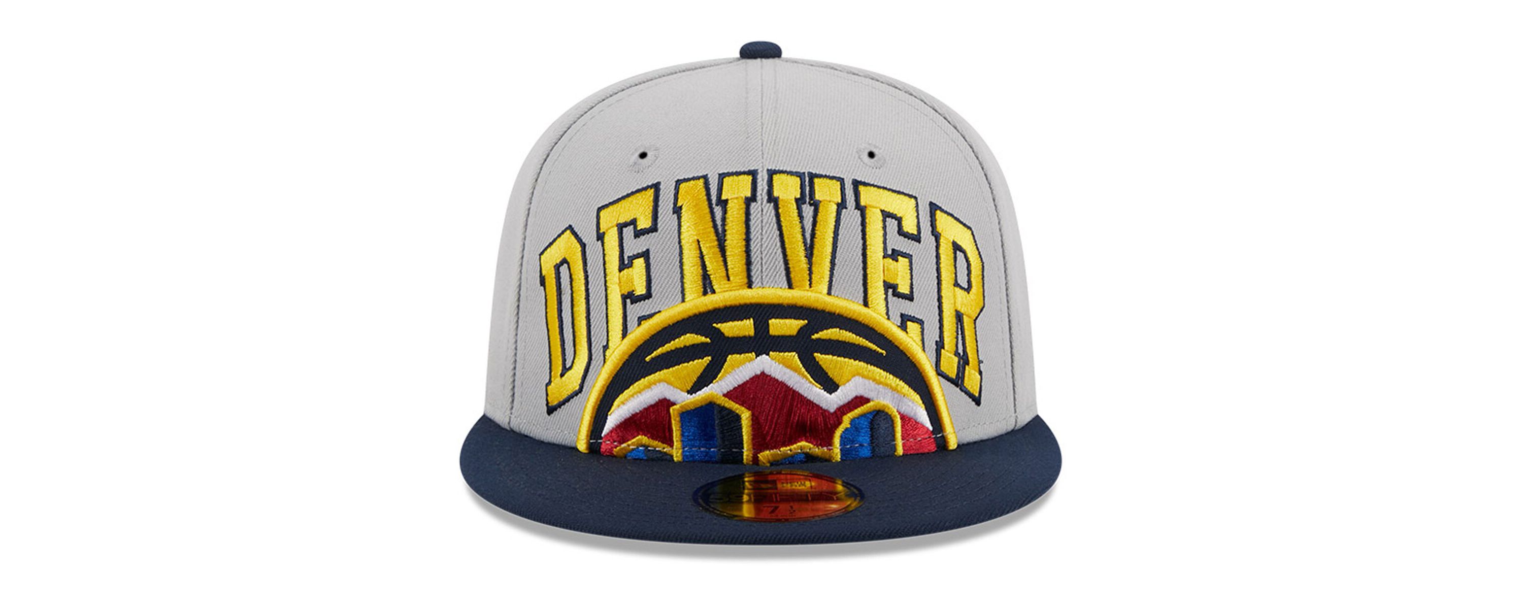 NBA Gray/Navy Denver Nuggets Tip-Off Two-Tone 59FIFTY Fitted Hat