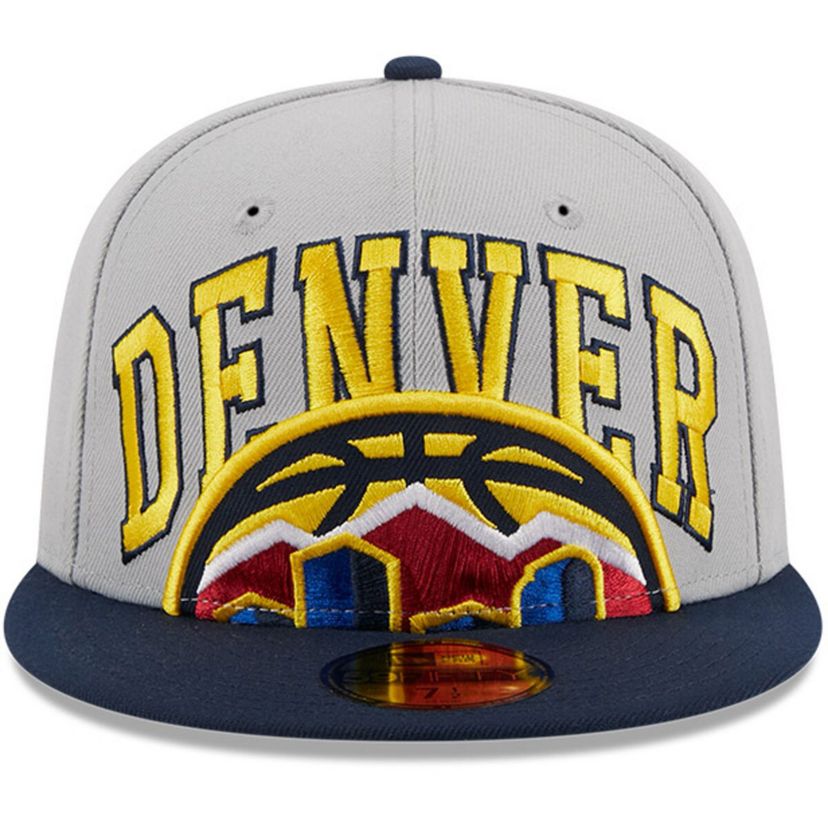 NBA Gray/Navy Denver Nuggets Tip-Off Two-Tone 59FIFTY Fitted Hat