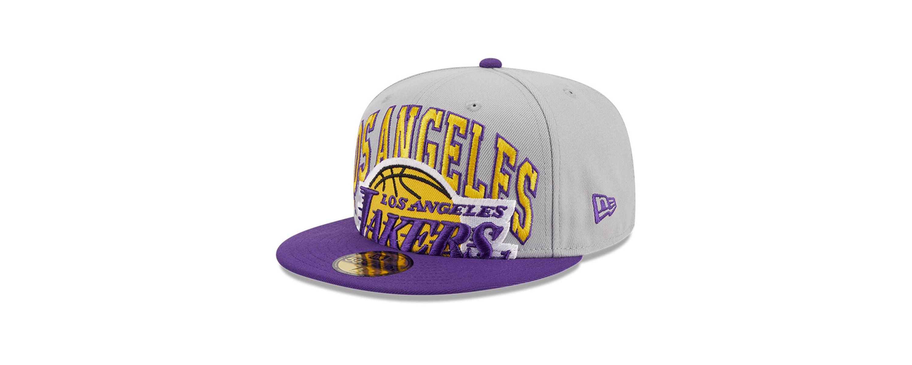 NBA Gray/Purple Los Angeles Lakers Tip-Off Two-Tone 59FIFTY Fitted Hat
