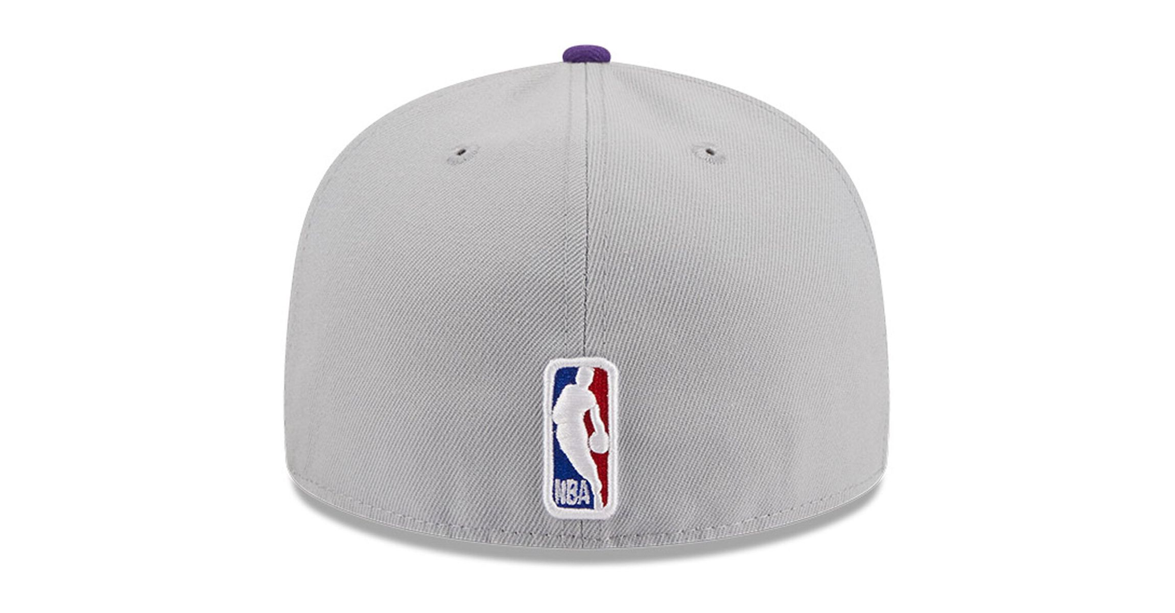NBA Gray/Purple Los Angeles Lakers Tip-Off Two-Tone 59FIFTY Fitted Hat