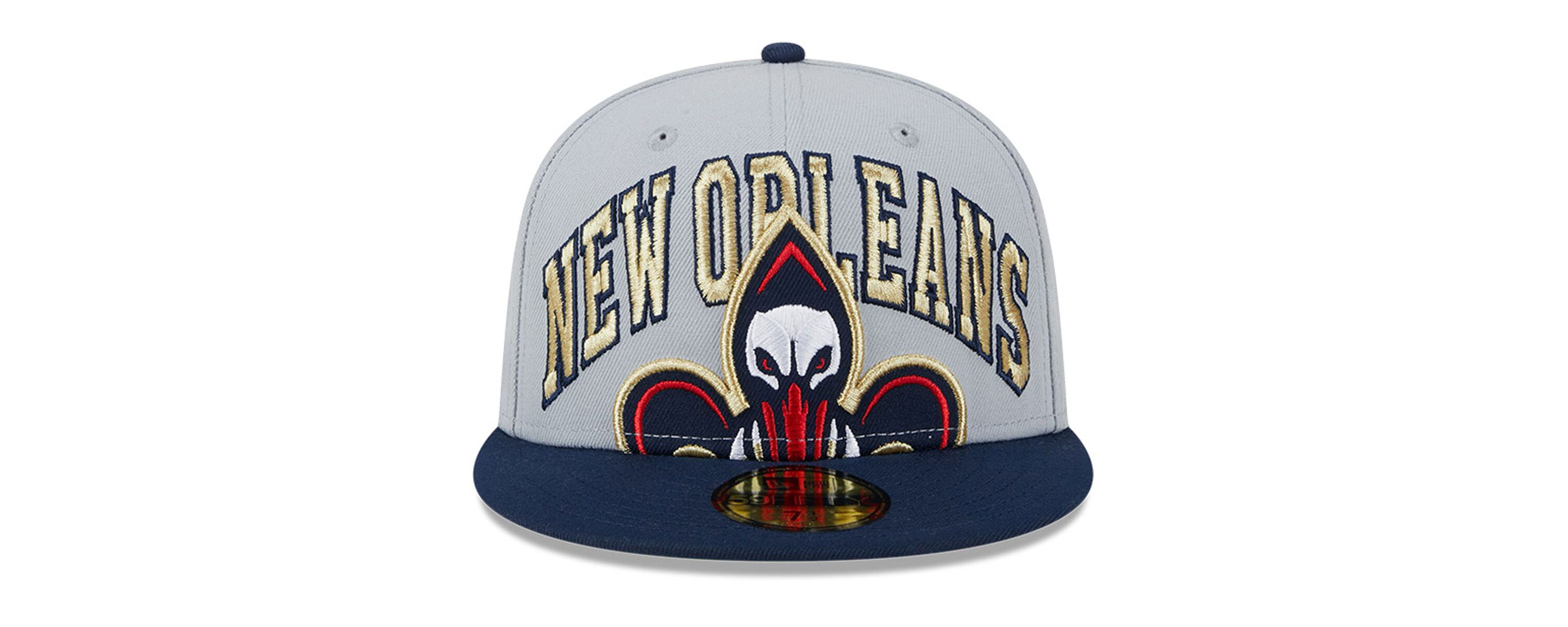 NBA Gray/Navy New Orleans Pelicans Tip-Off Two-Tone 59FIFTY Fitted Hat