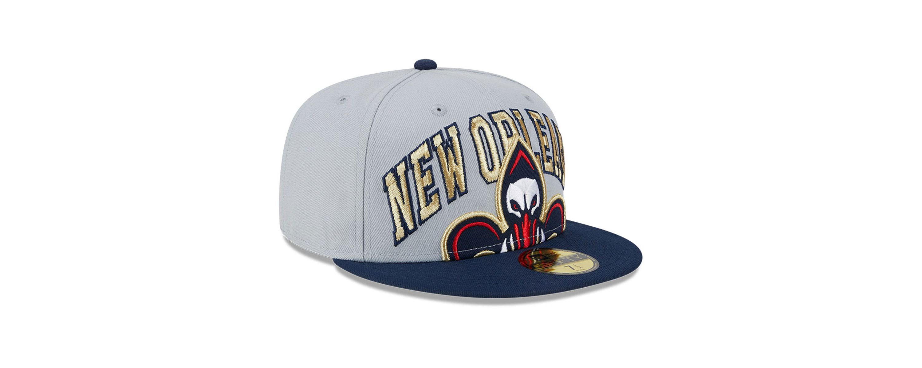 NBA Gray/Navy New Orleans Pelicans Tip-Off Two-Tone 59FIFTY Fitted Hat