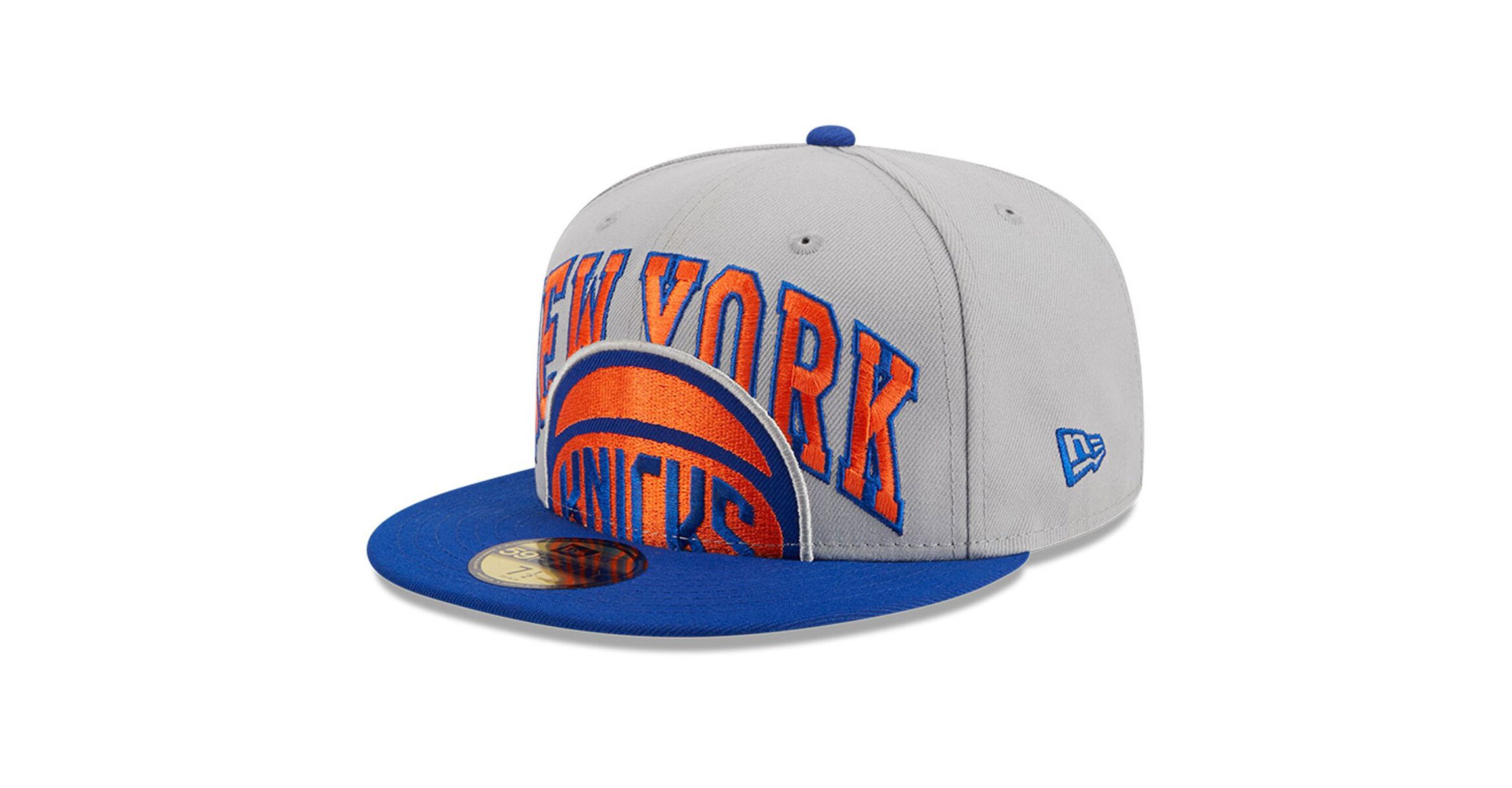 NBA Gray/Blue New York Knicks Tip-Off Two-Tone 59FIFTY Fitted Hat