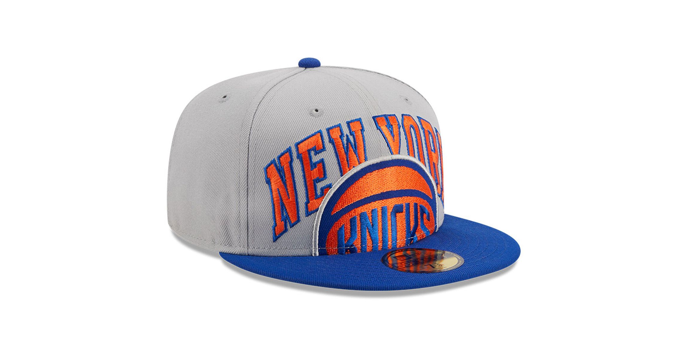 NBA Gray/Blue New York Knicks Tip-Off Two-Tone 59FIFTY Fitted Hat