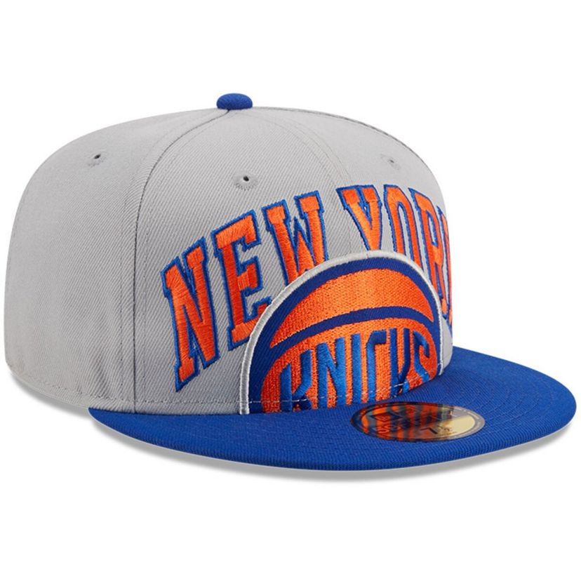 NBA Gray/Blue New York Knicks Tip-Off Two-Tone 59FIFTY Fitted Hat