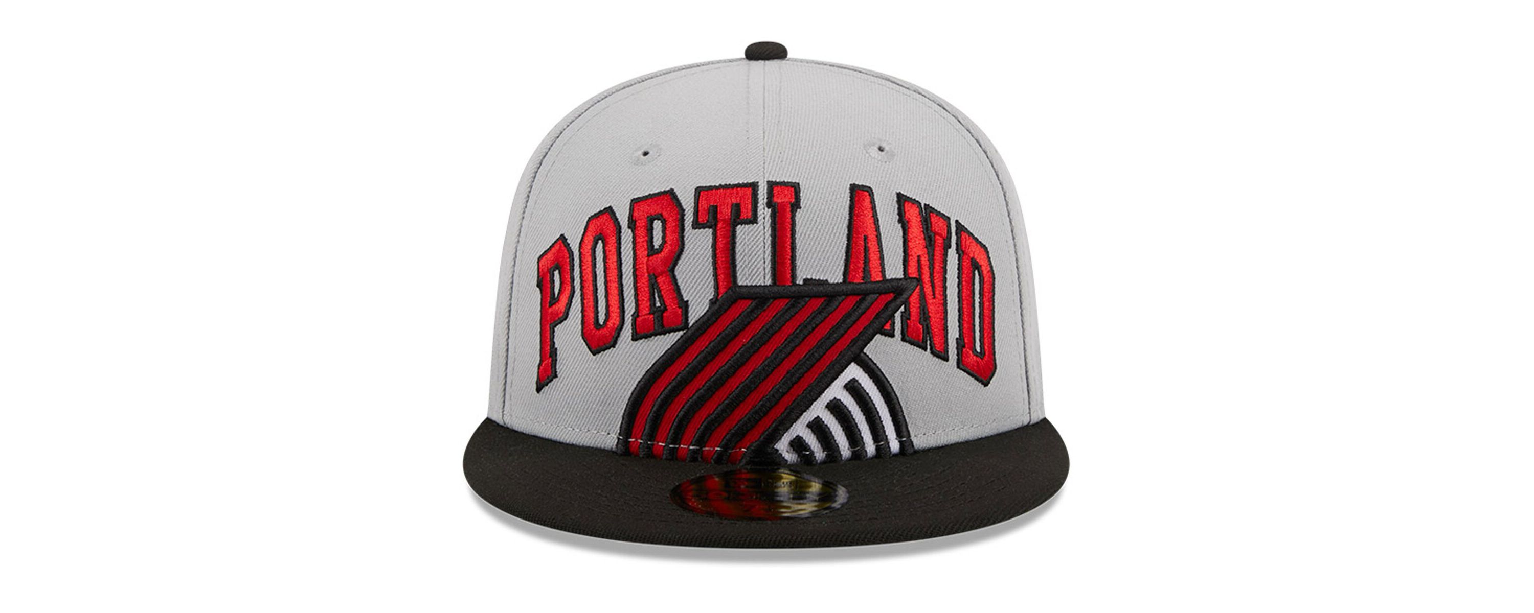 NBA Gray/Black Portland Trail Blazers Tip-Off Two-Tone 59FIFTY Fitted Hat